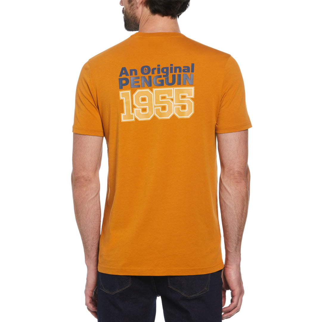 Camiseta logotipo de graphic 1955 naranja