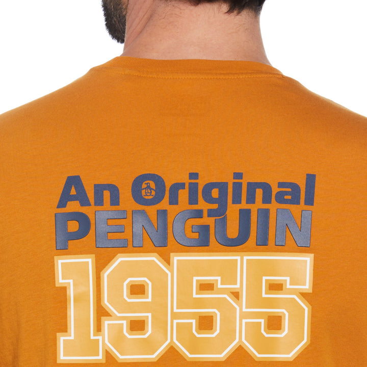 Camiseta logotipo de graphic 1955 naranja