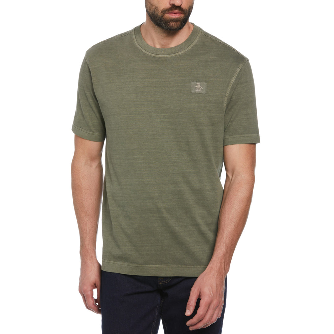 Camiseta oversize verde oliva