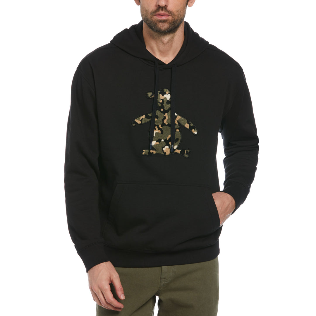 Sudadera con capucha fleece boucle camo Pete negra