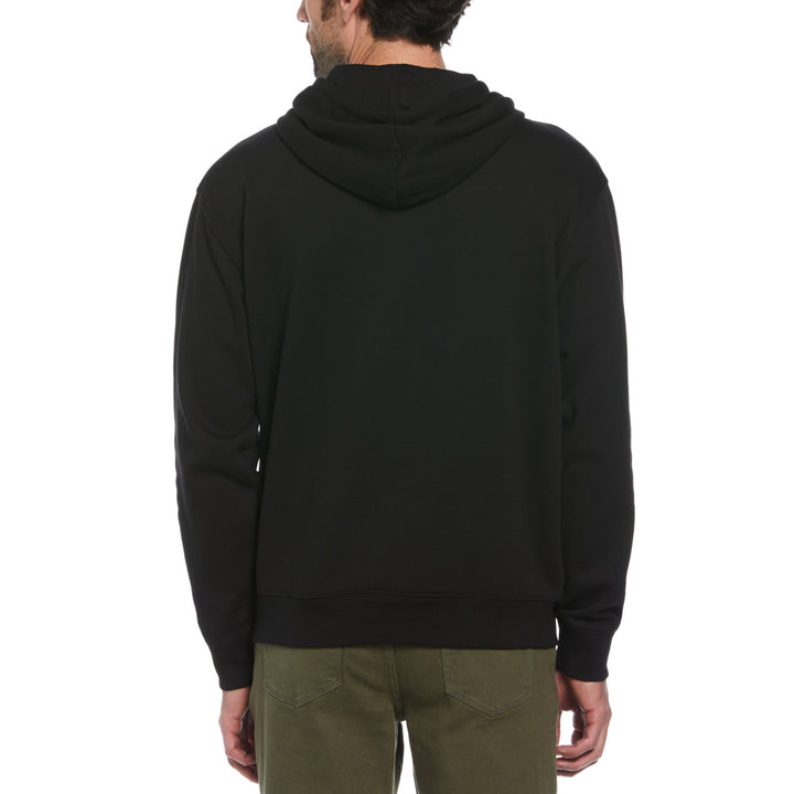 Sudadera con capucha fleece boucle camo Pete negra