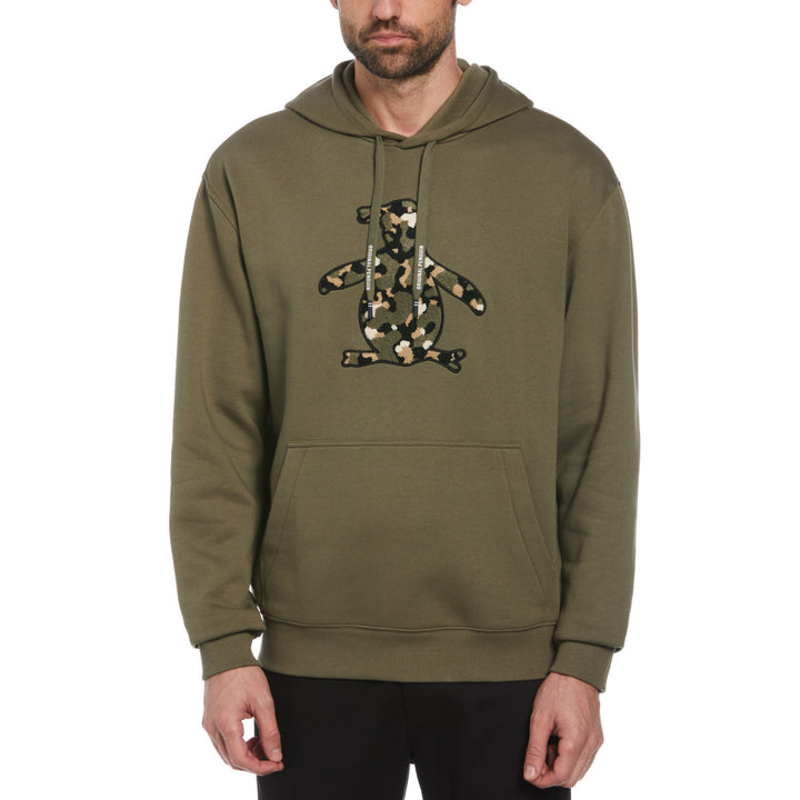 Sudadera con capucha fleece boucle camo Pete verde