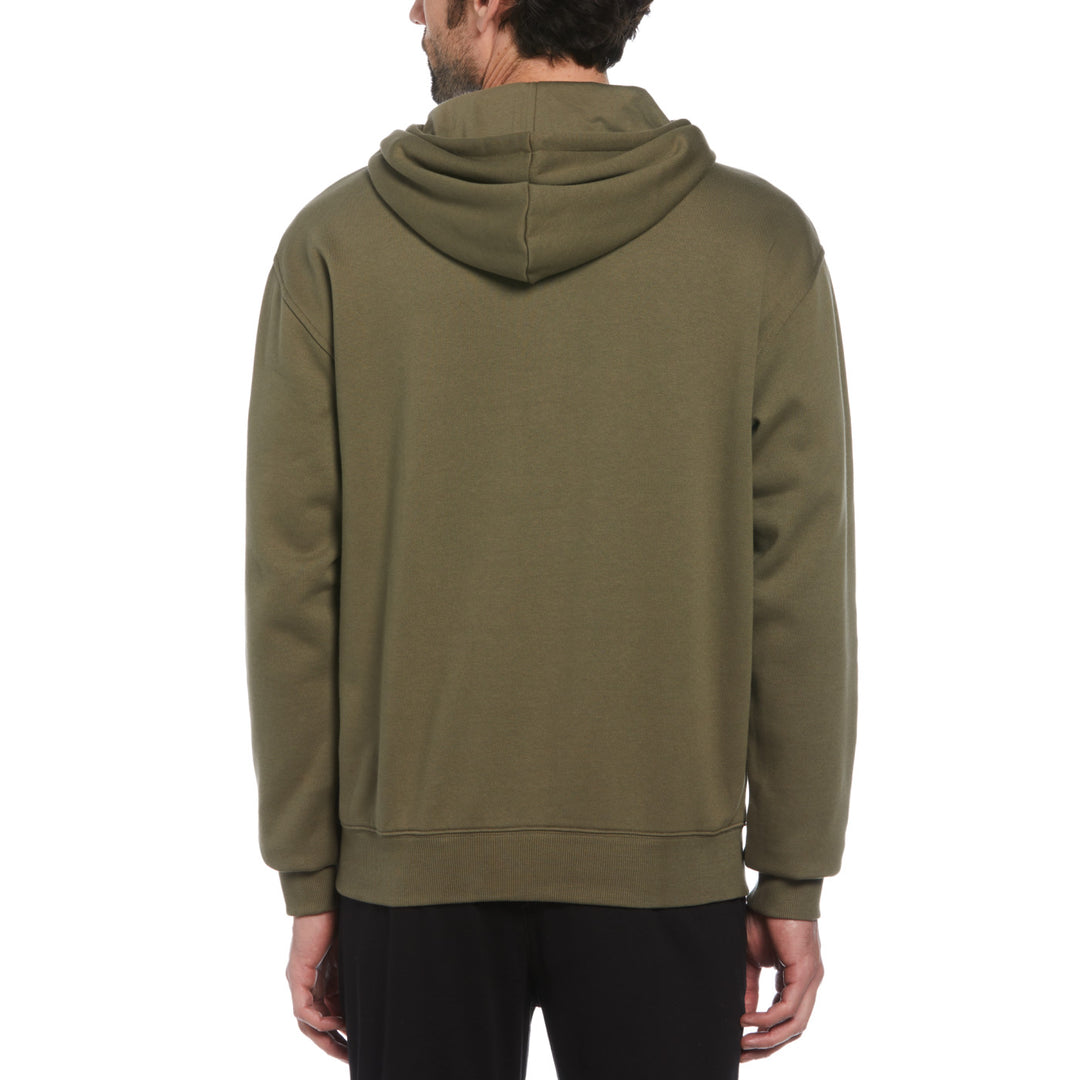 Sudadera con capucha fleece boucle camo Pete verde