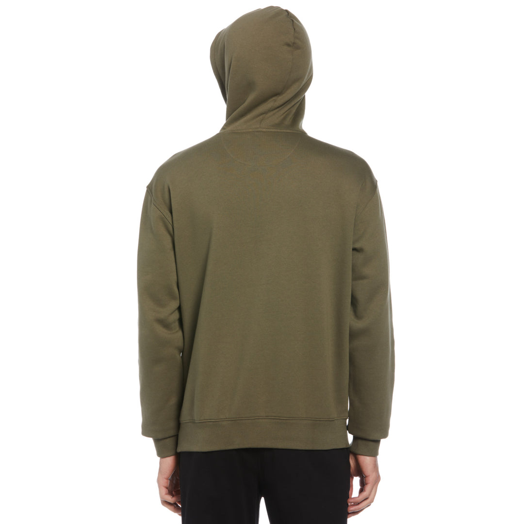 Sudadera con capucha fleece boucle camo Pete verde