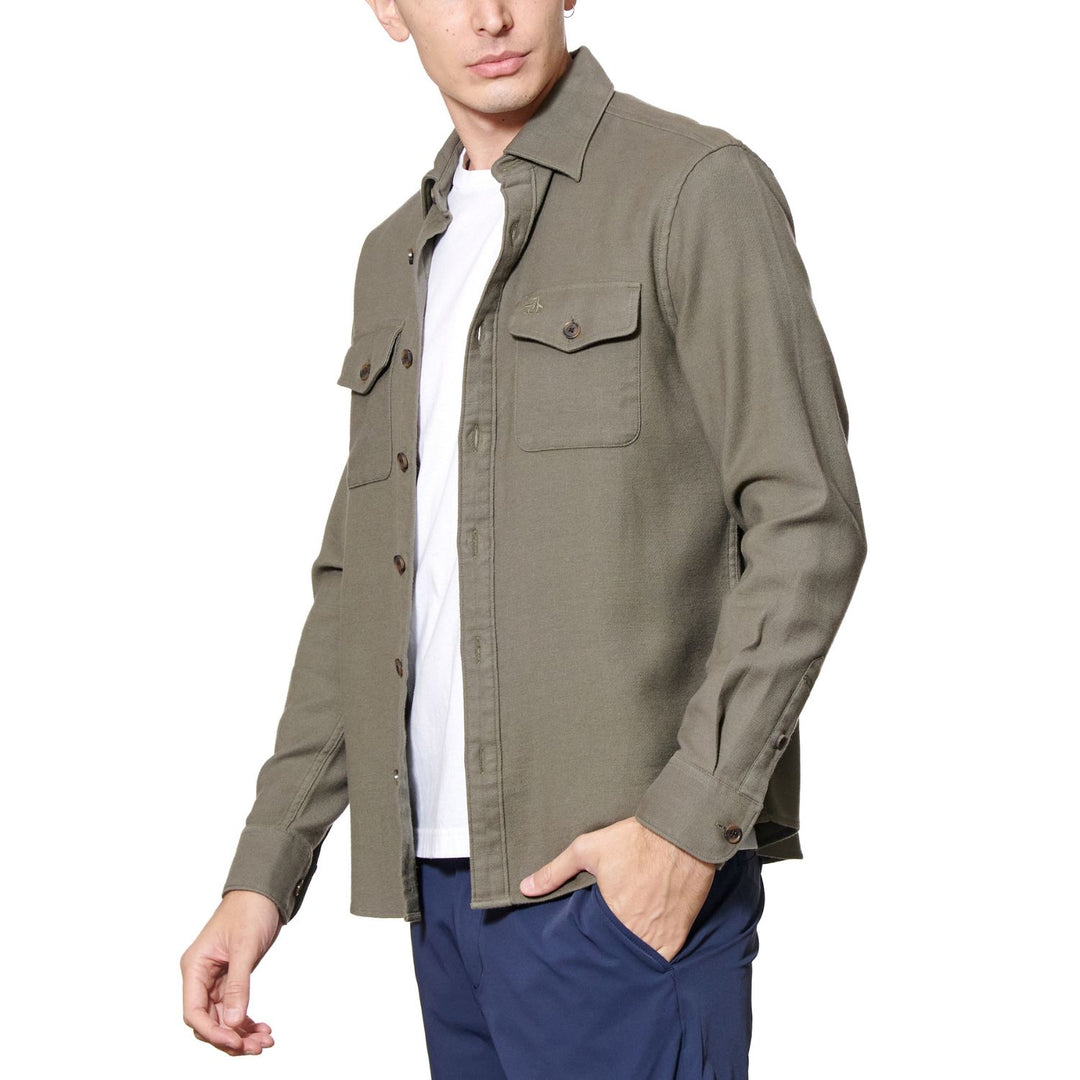 Camisa ML Dbl Cloth Loopback Overshirt