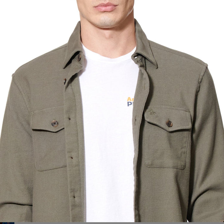 Camisa ML Dbl Cloth Loopback Overshirt