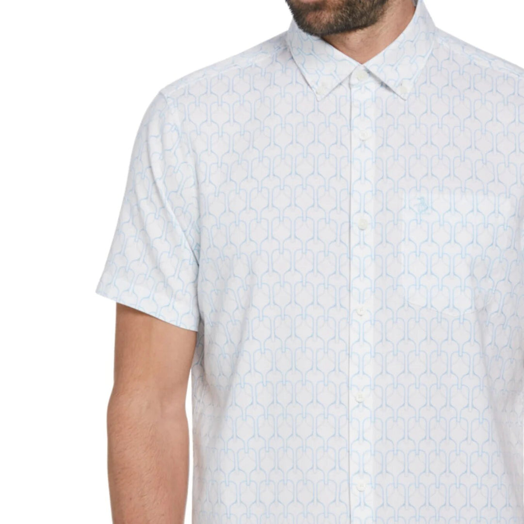 Camisa manga corta chambray remos