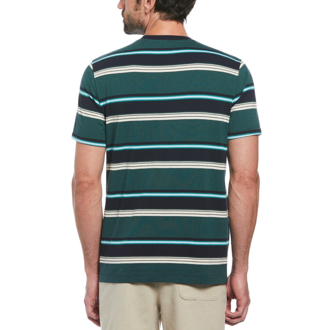Camiseta yarn dye stripe multicolor
